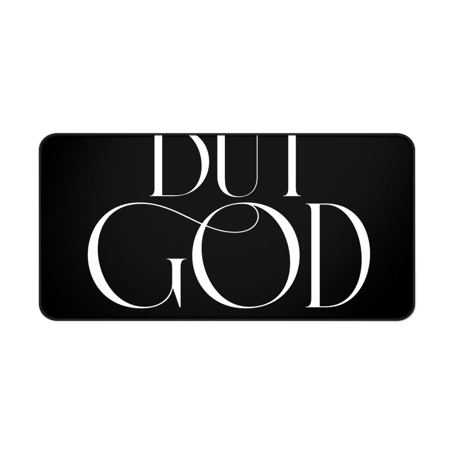 Copy of Desk Mat — Minimalist "BUT GOD" Inspirational Desk Mat for Christian Home Office